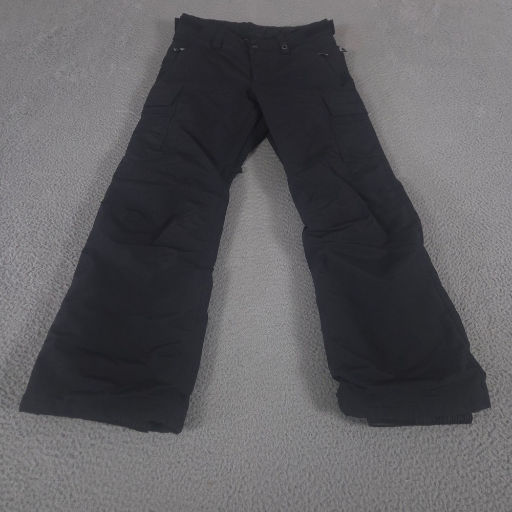 Burton Pants Boys L Black Exile Cargo Straight Leg DRYRIDE Insulated Snow Skiing